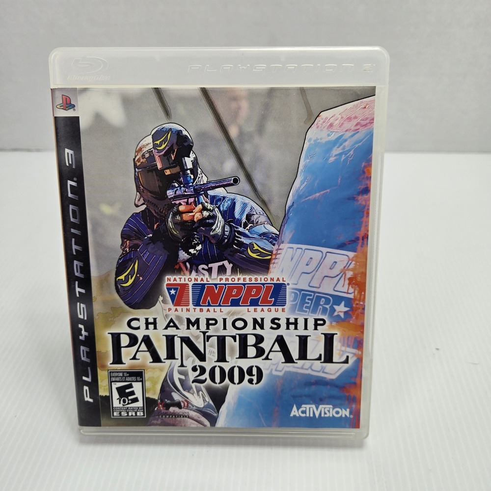 NPP Championship‎ Paintball 2009 PS3 Game Activision Shooter Action